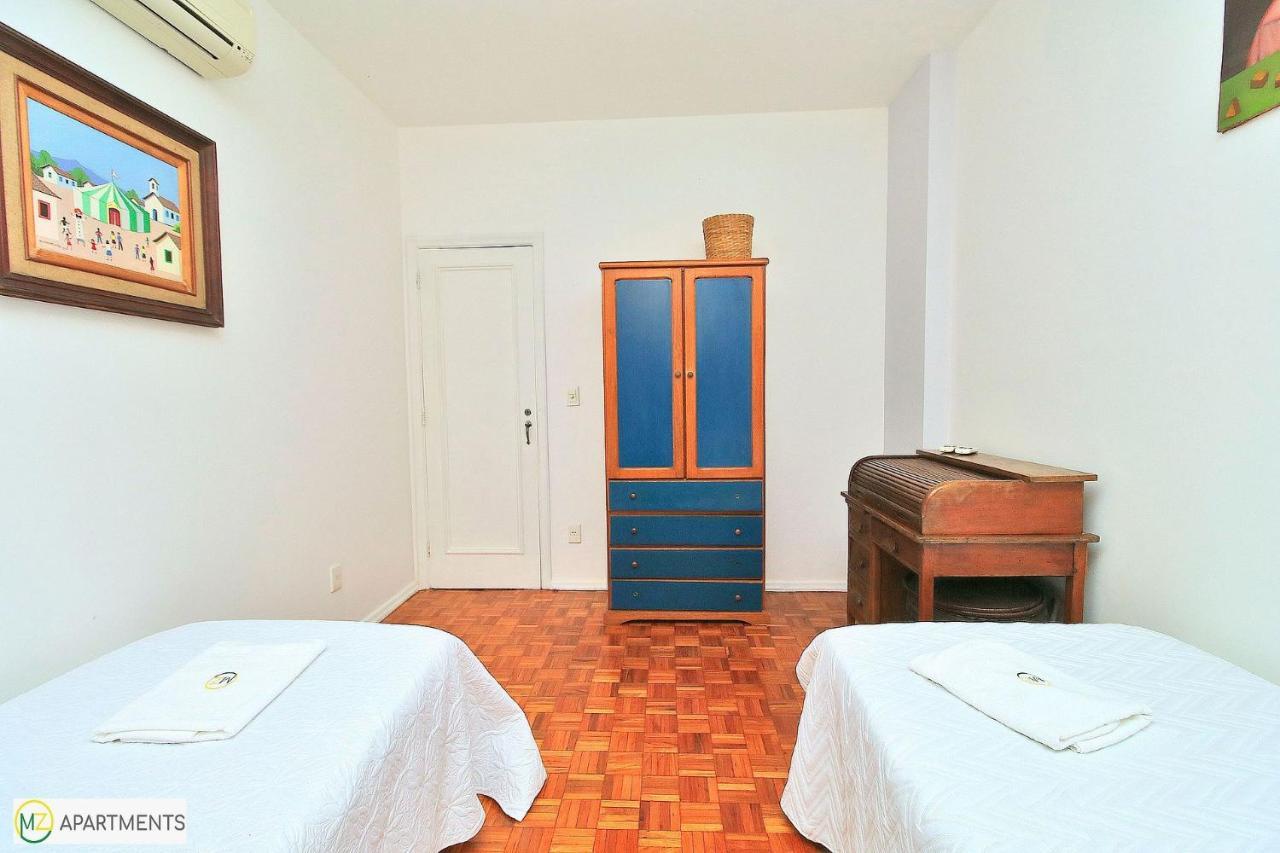 Estiloso 3 Quartos Para 6 Pessoas Em Copacabana 리오데자네이루 외부 사진