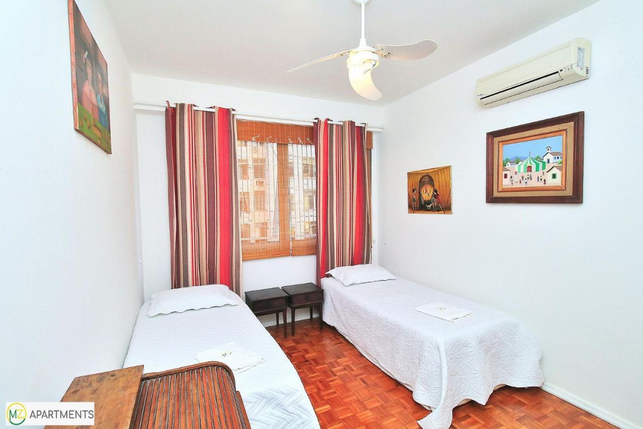 Estiloso 3 Quartos Para 6 Pessoas Em Copacabana 리오데자네이루 외부 사진
